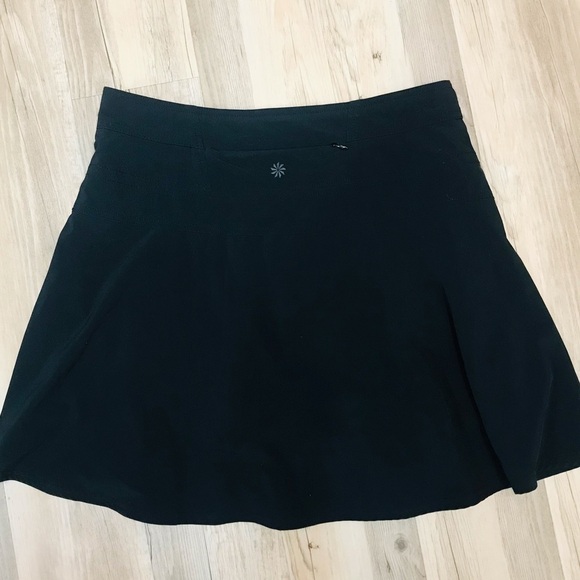 Athleta Ponte Twill Black Skyose Skater Skirt 10 - Picture 7 of 8